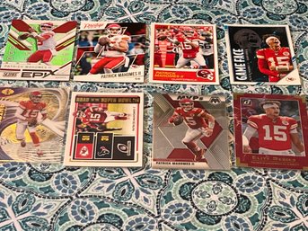 Lot Of 8 Patrick Mahomes Premium Base & Inserts