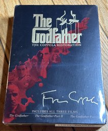 Sealed 4-DVD Box Set- The Godfather 'The Coppola Restoration'