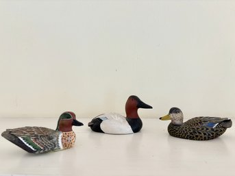 Set Of 3 Mini Heritage Decoys