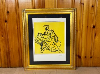 Salvador Dali, Pencil-Signed & Numbered Limited Edition Lithograph Of Original Gouaches With COA