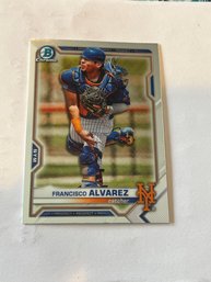 Francisco Alvarez  2020 Bowman Chrome Rookie BCP-53 Mets