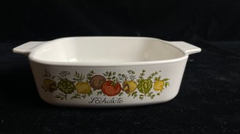 Corning Ware Spice Of Life L'Echalote Casserole Dish