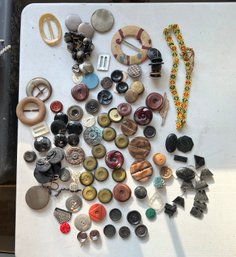 Fantastic Grouping Of Antique LARGE Buttons