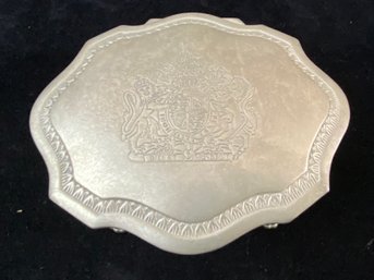 Vintage Silver Plated Jewelry Box