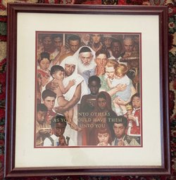 Framed Norman Rockwell Print