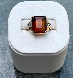 14K Gold Ring With Beautiful Stone