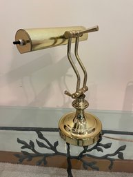 A Brass Piano Lamp - Weighted Base