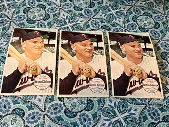 Lot Of 3 Harmon Killebrew 1964 Topps Giants #38