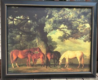 Giclee Framed Print 9245/P99814 'Green Pastures' By George Stubbs 32' X 26'