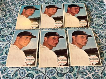 Lot Of 6 Carl Yastrzemski 1964 Topps Giants #48