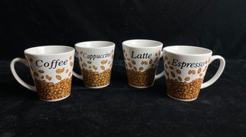 Fun Set Of Coffee Mugs - Set Of 4