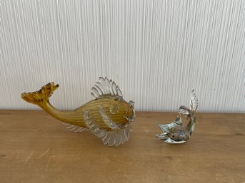 Pair Of Glass Fish