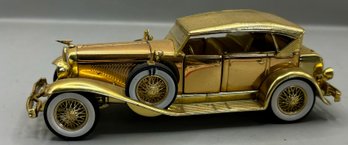 1934 Gold Plated Duesenberg Model Car
