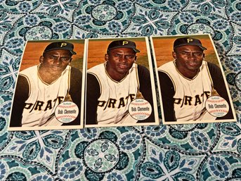 Lot Of 3 Roberto Clemente 1964 Topps Giants #11