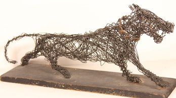 VINTAGE MID CENTURY MODERN WIRE SCULPTURE