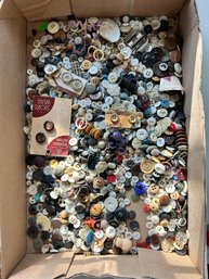 A Hundred Or Maybe More Antique Buttons