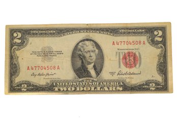 1953A $2 Red Seal Banknote