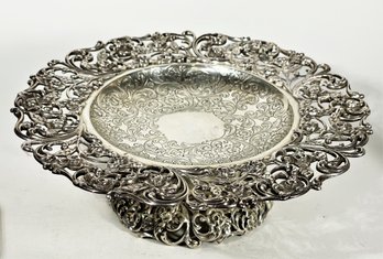 Bailey, Banks And Biddle Fancy Tazza Sterling Silver 7 1/4'  X 2 1/2' 438.1 G