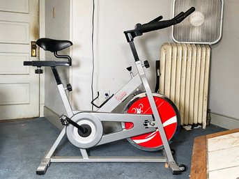 A Sunny Health & Fitness Exercise Bike