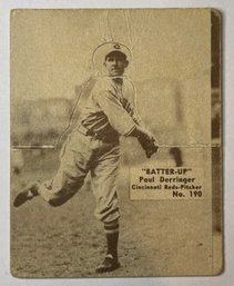 1934 Batter Up #190 Paul Derringer