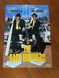 1988 Bash Brothers Mark McGwire, Jose Conseco Poster