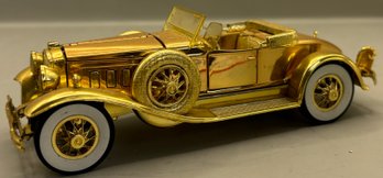 1930 Gold Plated Packard Diecast Model Car
