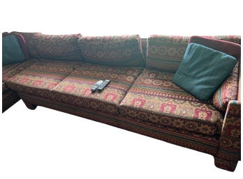 Huge Boho Tapestry Sectional/modular Sofa