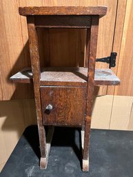 Oak Arts And Crafts/Mission Style Smoking Stand