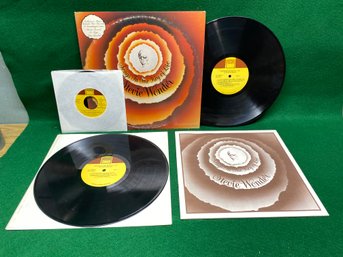 Stevie Wonder. Songs In The Key Of Life On 1976 Tamla Records. Double LP With 45rpm Record And Booklet Insert.