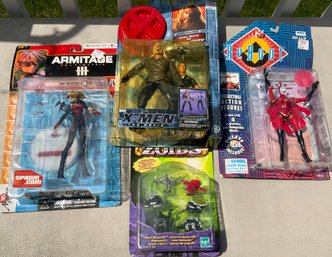 4 NEW SEALED IN PACKAGE Toys ~ X-Men, Zoids, Reboot & Naomi Armitage ~