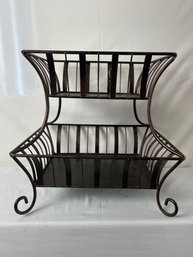 Two Tier Kitchen/Bathroom Basket Storage