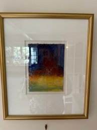 Gorgeous Abstract Multicolor Painting In Beautiful Frame!!