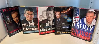 5 Bill OReilly Books ~ 4 Signed ~