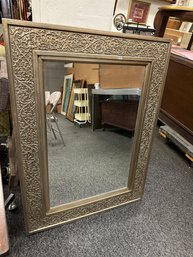 Gold Beveled Mirror