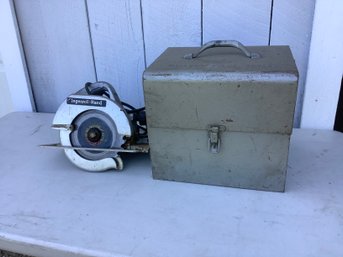 Ingersoll- Rand Circular Saw With Metal Case Power Tool #3