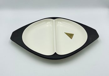 Mid Century Ernest Sohn Originals Porcelain Divided Dish