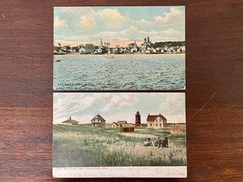 Pair Of 1908 Postcards Of Cape Cod, Massachusetts