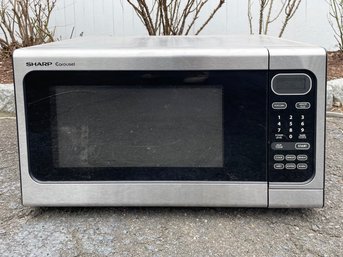 A Sharp Stainless Microwave