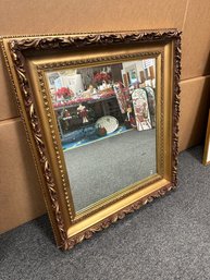 Ornate Copper Colored Mirror