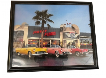 Vintage Ford Thunderbird Maxcy Flyers Diner Photo