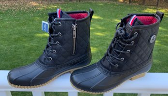NEW WITH BOX Tommy Hilfiger Duck Rain Snow Boots ~ Size 8 ~