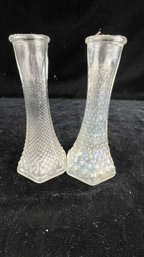 Glass Bud Vases Set Of 2