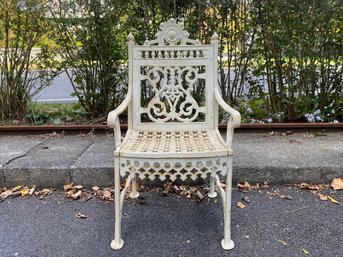 Antique Cast Iron Garden Chair