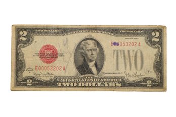 1928G $2 Red Seal  Banknote