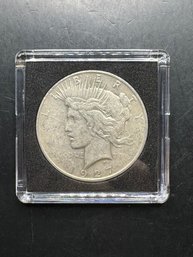 1927-D Silver Peace Dollar