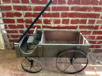 Vintage Rustic Wooden Waggon