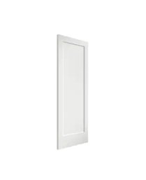 EightDoors (Manufacturer) 30-in X 80-in White 1-panel Square Solid Core Primed Pine Wood Slab Door