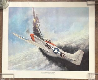 WWII, Series II, The Fighters - North American P-51 Mustang Print