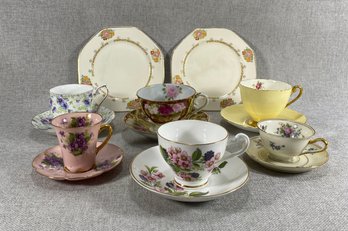 Cup And Saucer Collection - Leneiga, Royal Albert, Shelley, Bavaria Tirschenreuth
