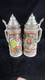 Pair Of Beer Steins #1